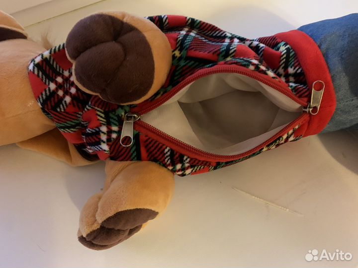 Мягкая игрушка собака для подарка