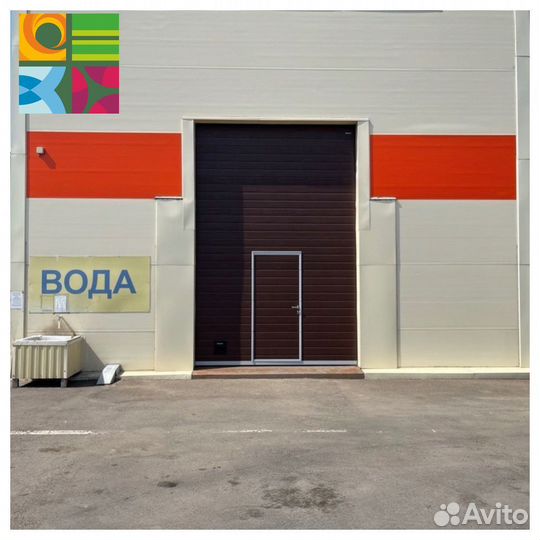 Секционные ворота alutech