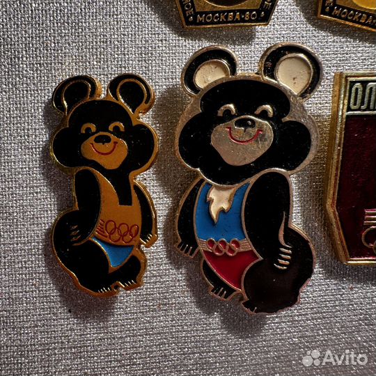 Значки спортивные достижения Олимпиады-80
