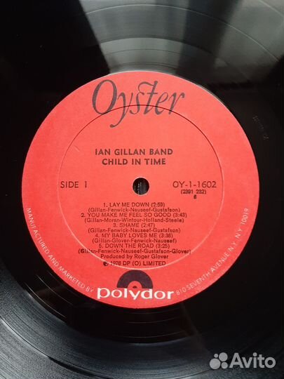 Ian Gillan Band/ child IN time/ 1976 oyster/ OY-1