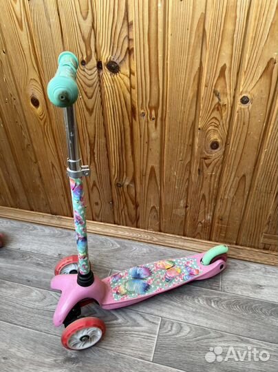 Самокат детский трехколесный бу