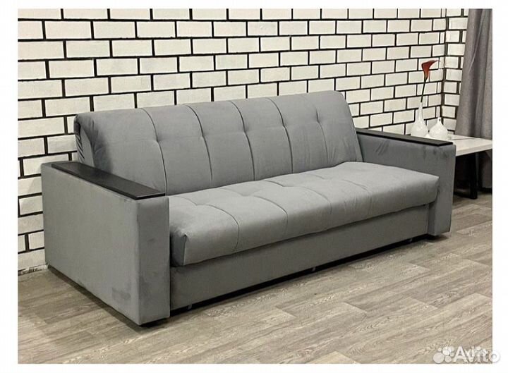 Диван Аккордеон 1400 Velutta LUX 32 накладки мдф