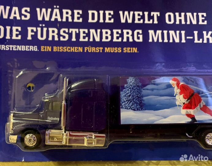 Новогодний Коллекционный грузовик с Сантой