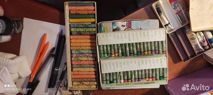 Масляная пастель, батик, сухая пастель 