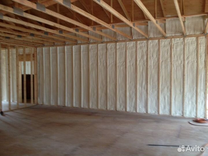 Утепление пенополиуретаном крыши дома