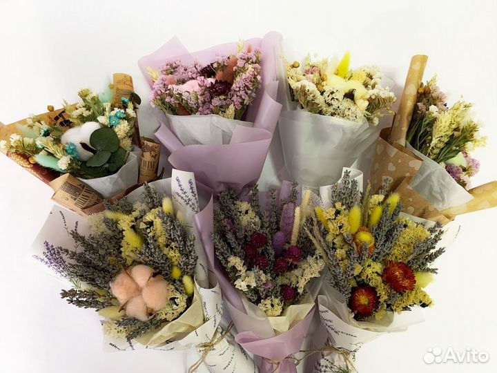 Букет из сухоцветов в ассортименте