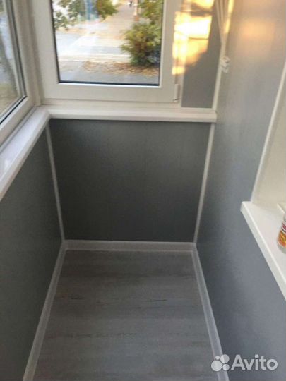 Лоджия пластиковая 6 метров, балкон с отделкой