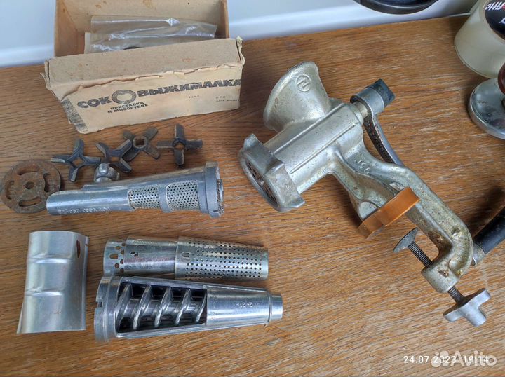 Мясорубка соковыжималка ручная, СССР