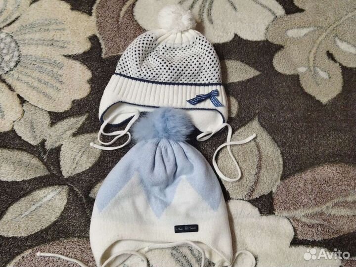 Шапки р. 48,50,52, 54,варежки, носки