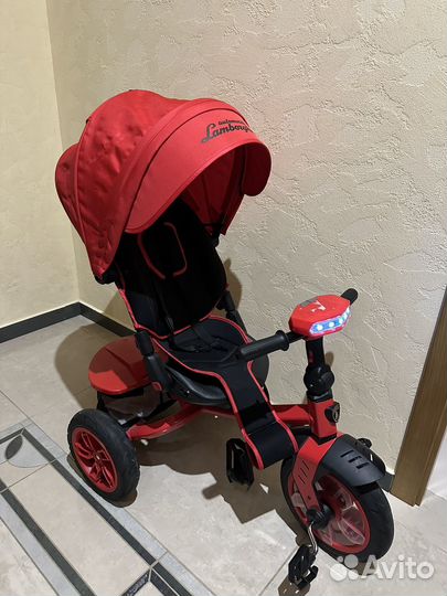 Трехколесный детский велосипед lamborghini