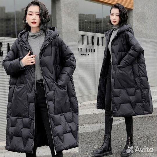 Суперский пуховик бохо новый