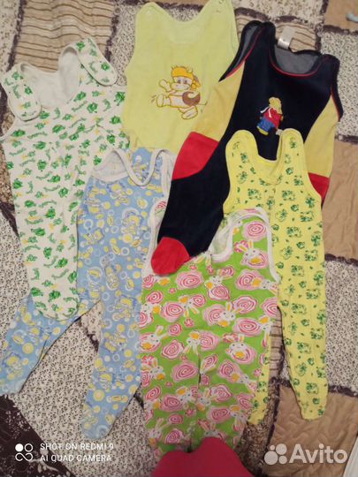 Детская одежда для мальчиков 56-62 пакетом