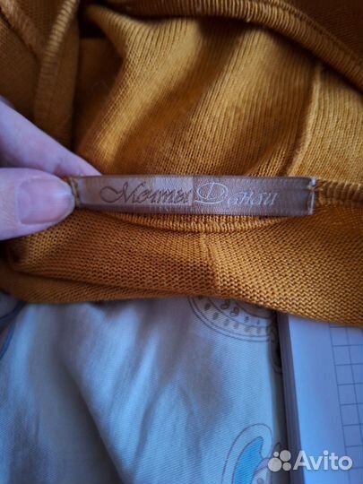 Туника горчичная трикотажная р. 70