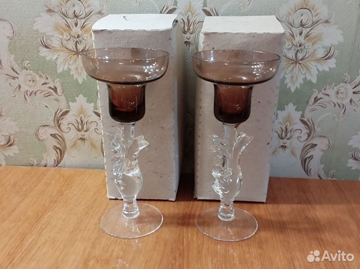 Подсвечники пр-во Гусь-Хрустальный, пара
