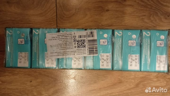 Кисломолочная смесь агуша 2