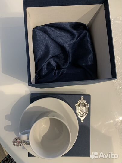 Чайная пара усб фсб подарочная с ложкой