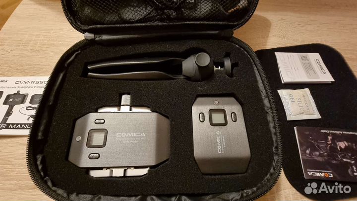 Беспроводной петличный микрофон comica CVM-WS50