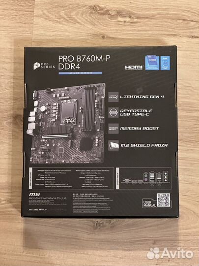 Msi PRO b760m e ddr4