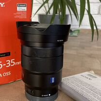 Обьектив Sony fe 16 35mm f 4 za oss