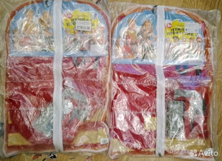 Игровой детский новогодний костюм пожарного