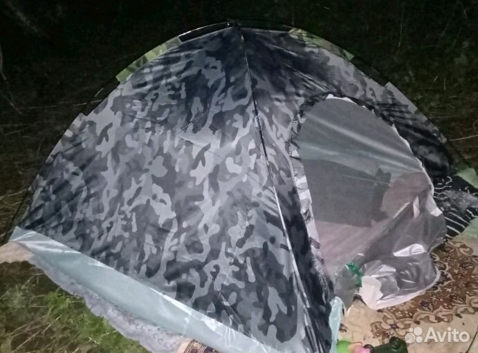 Палатка 4 местная влагостойкая(195/195см)