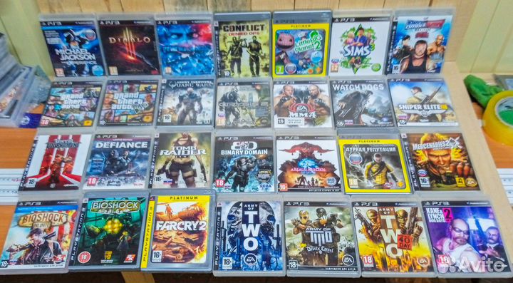 Диски с играми Playstation 3