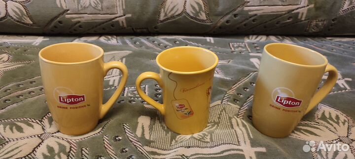 Коллекционные кружки Липтон,Carte noire