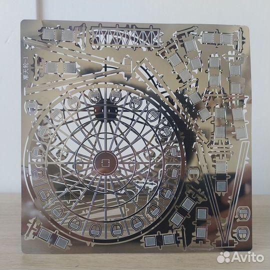 Металлический 3D пазл-конструктор Колесо обозрения