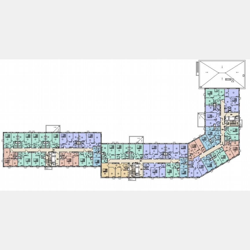 2-к. квартира, 55,8 м², 9/12 эт.