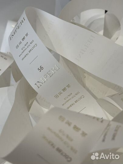 Печать на лентах, составники, размерники, лейблы