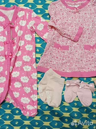 Вещи детские на девочку до 1 года