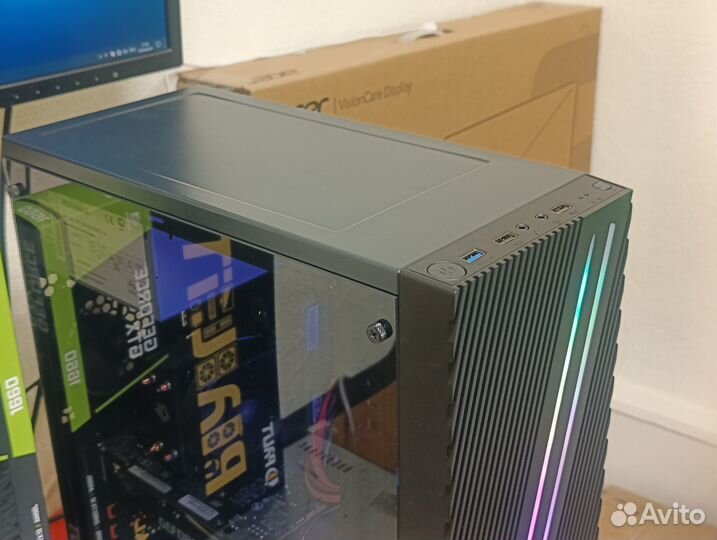 Пк 8\16 ядер, 32Gb озу, Видео GTX1660 + мониторы