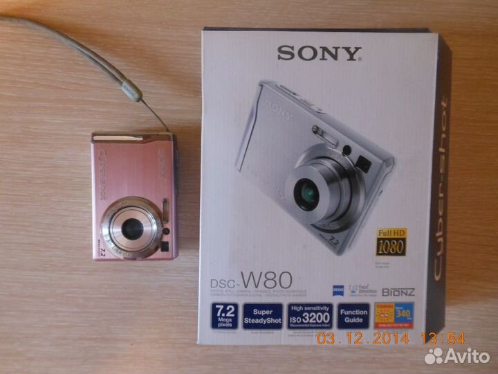 Фотоаппарат sony DSC-W80