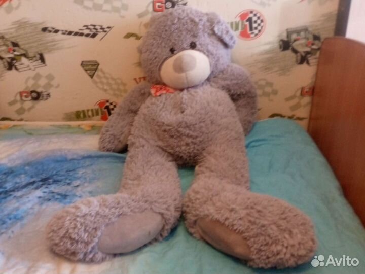 Огромный плюшевый мишка 100см