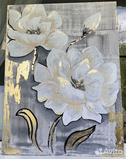 Картина для интерьера «Цветы»