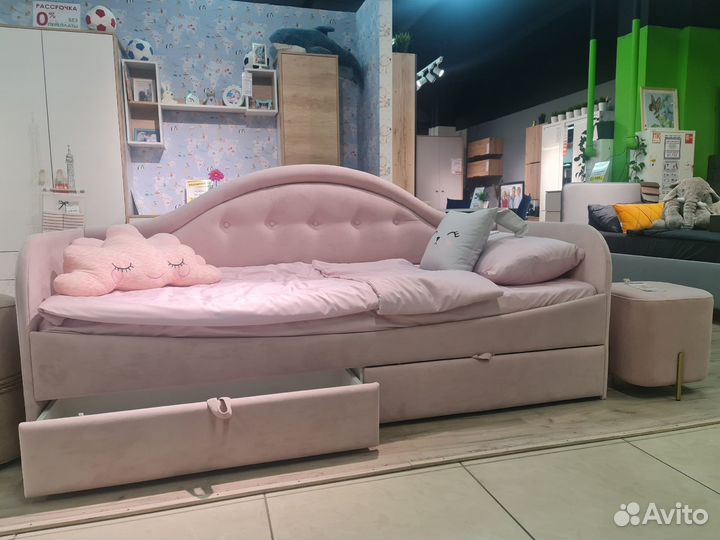 Детская мягкая кровать