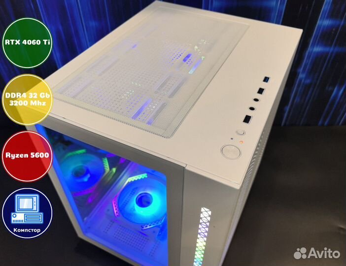 Игровая система AMD5600-RTX4060Ti-32DDR4-YPB92-A520