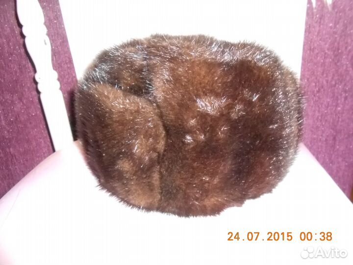 Шапка норковая мужская формовка