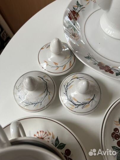 Чайный сервиз Рябина СССР Рига 60-70е годы