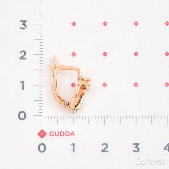 Серьги золотые