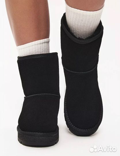 Угги натуральная замша и мех, 39 размер