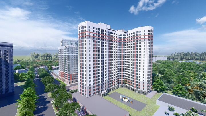 1-к. квартира, 38,6 м², 18/22 эт.