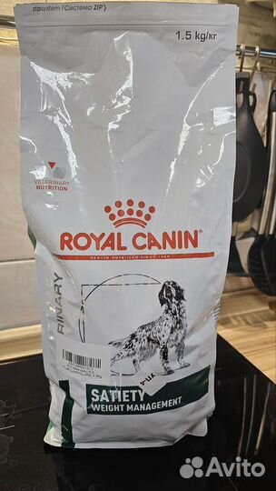 Корм для собак satiety royal canin