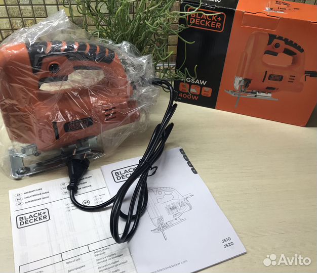 Лобзик электрический Black+Decker 400Вт Новый