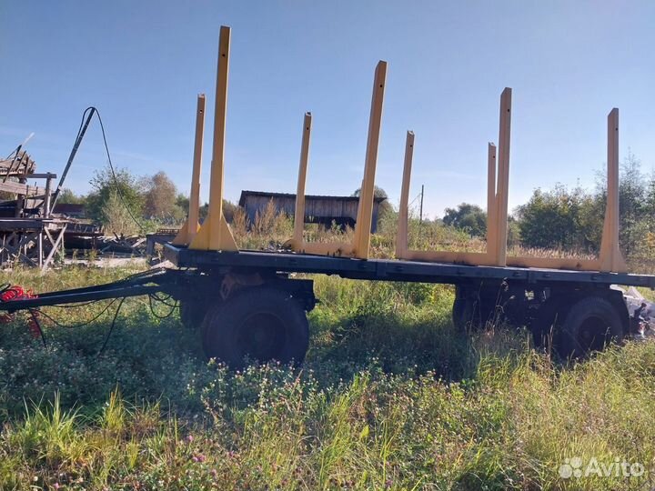 Прицеп лесовоз (сортиментовоз) СЗАП 8357, 2008