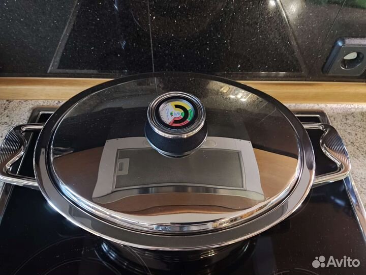 Кастрюля из нержавейки утятница Zepter