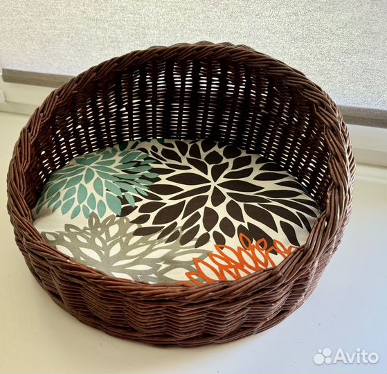 Лежанка для животных из бумажной лозы