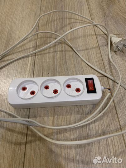Удлинитель электрический 3 м, 3 розетки