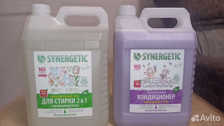 Гель 5 л для стирки биоразлагаемый. Кондиционер