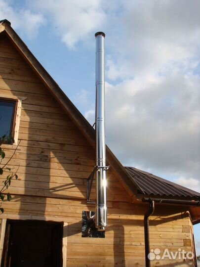 Дымоход 4 м Комплект Прямой Диаметр 200х300